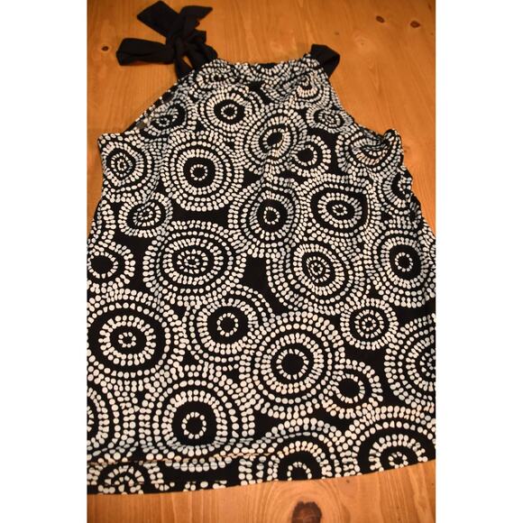 The Limited, NWOT, Sleeveless Top, Black, White, Gorgeous, Medium - Picture 4 of 4